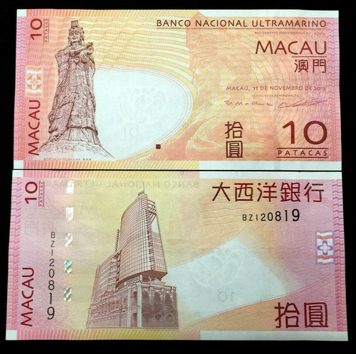 Macao patacas 2013 banknote - macao, 10
